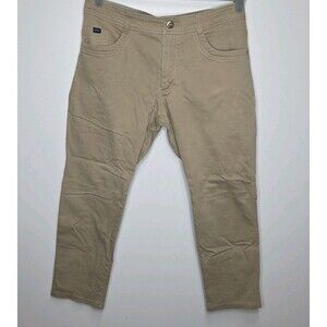 Kuhl Revolt Mens 36x30 Tan Cargo Stretch Outdoor Hiking Pants Moisture Wicking